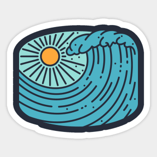 Vintage Wave Sticker